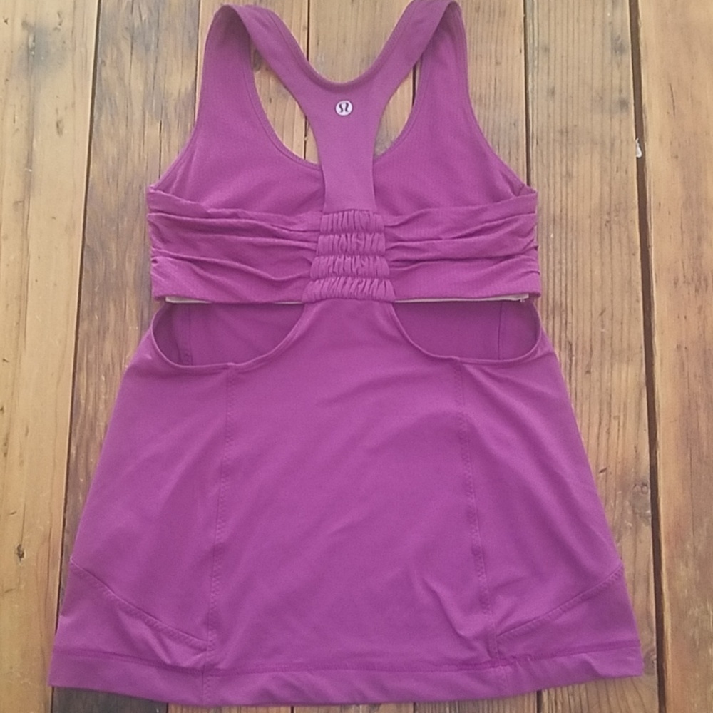 Lululemon Tone It Plum Tank Top